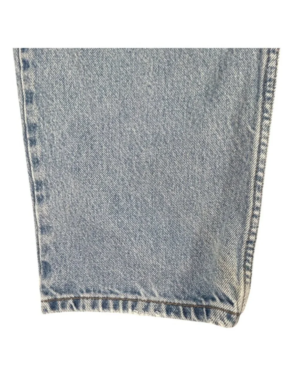 Vintage Y2K Light Wash Levi's Straight Leg Relaxed 36x30 90s Distressed Casual